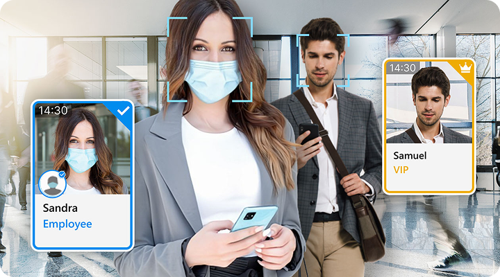 On-site visitor facial registration