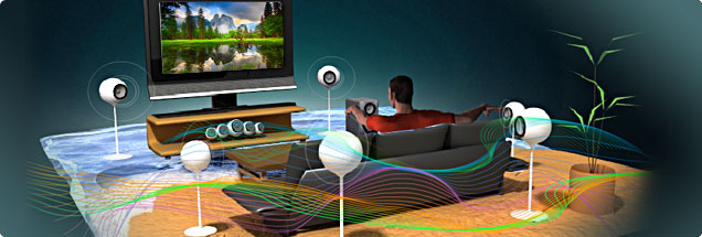 CyberLink TrueTheater Surround enchances the audio for a richer and fuller sound quality